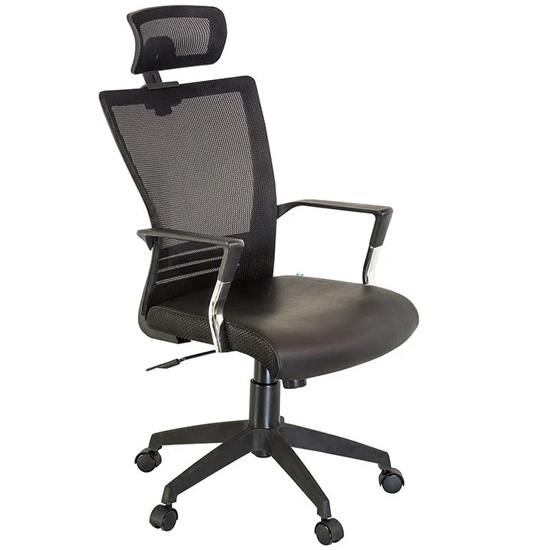 Ghế xoay lưng lưới chân nhựa GX402B-N