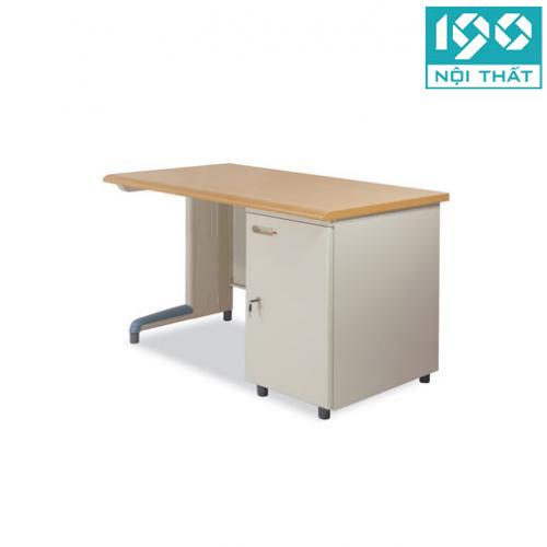 Bàn làm việc văn phòng chân sắt BS12H1-MV