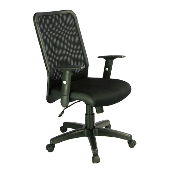Ghế xoay lưới viền da GX06